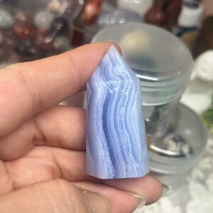 Blue Lace Agate Tower